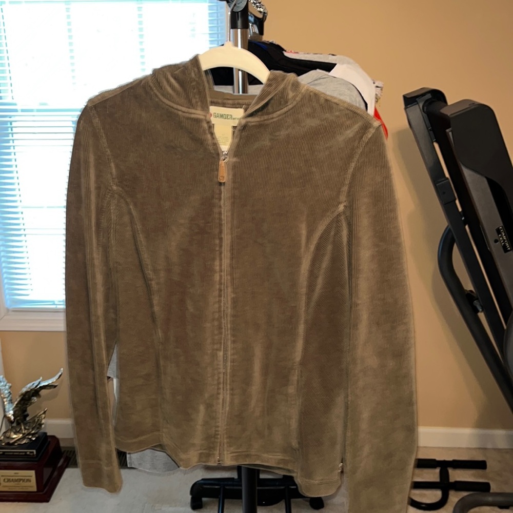 Gander Mountain corduroy hooded jacket.